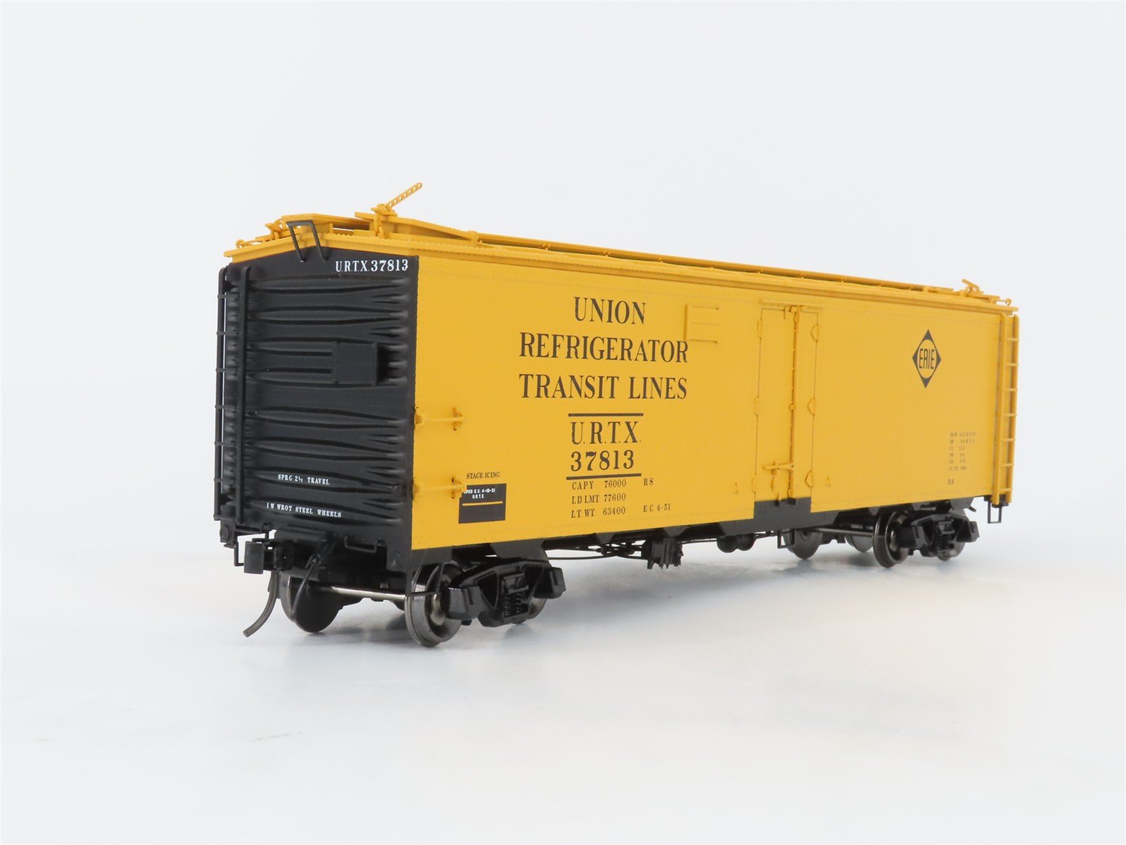 O Scale 2-Rail Atlas 3004902-3 URTX/Erie 40' Steel Reefer Car #37813