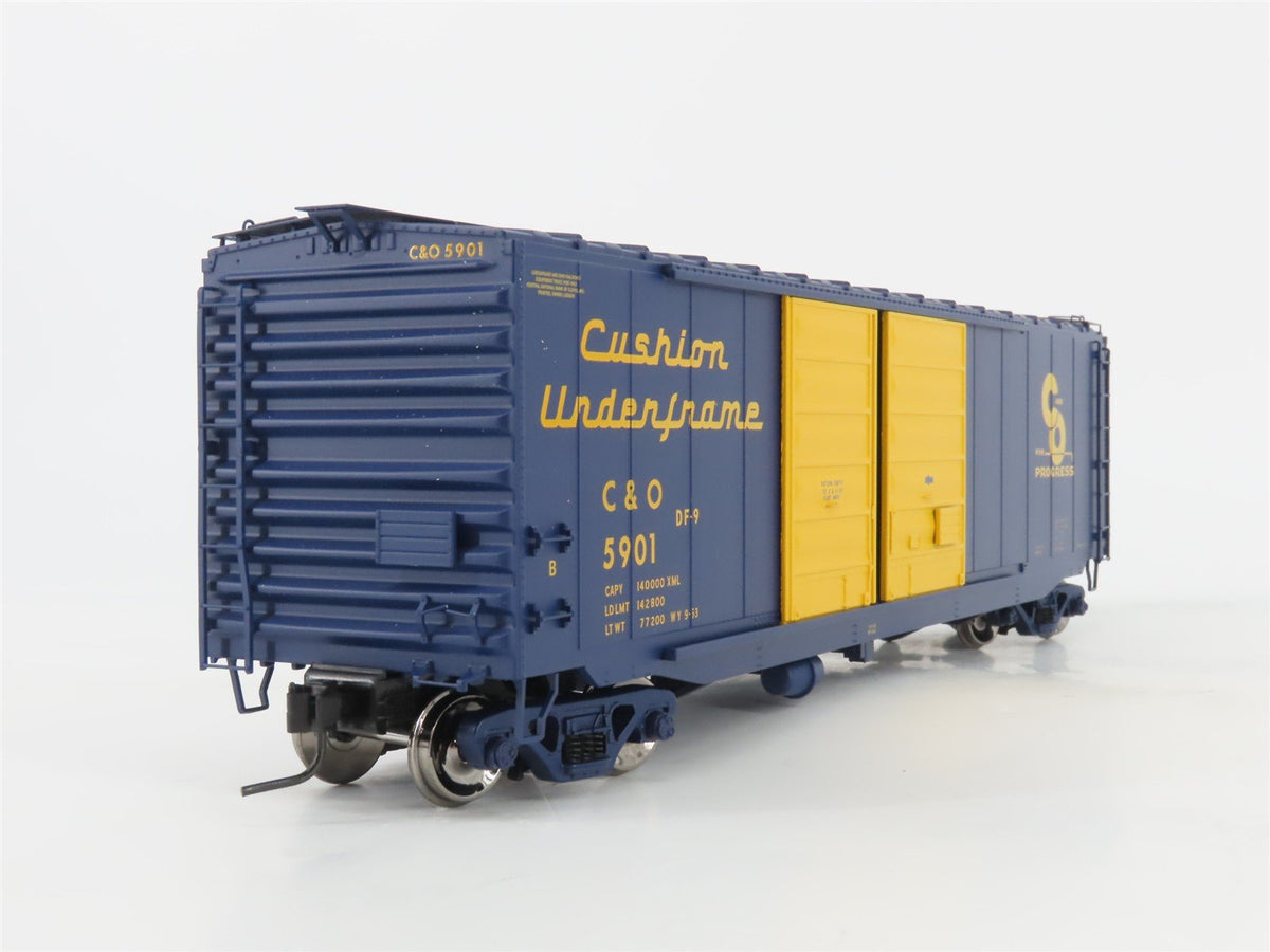 O Scale 2-Rail Atlas 9409-1 C&amp;O Chesapeake &amp; Ohio 50&#39; PS-1 Boxcar #5901