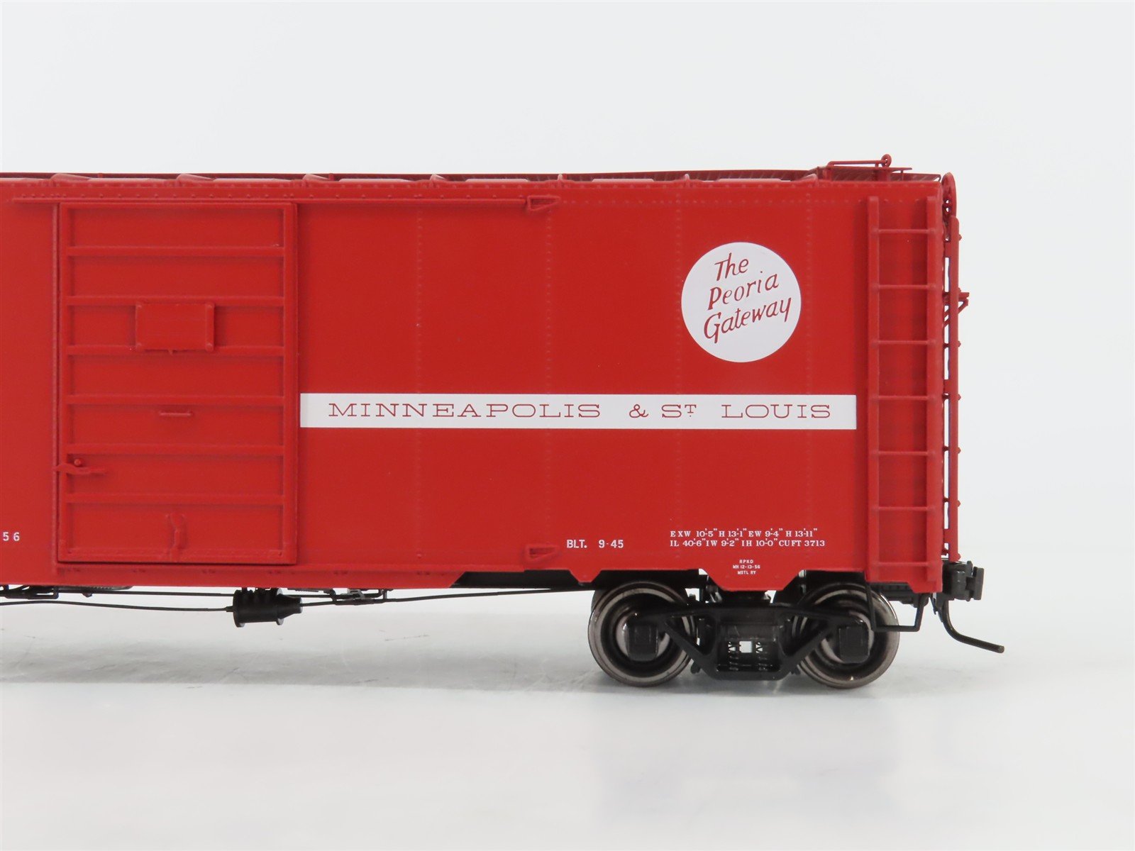 O Scale 2-Rail Atlas 9571-3 M&StL Railway 1937 40' AAR Single Door Boxcar #54628