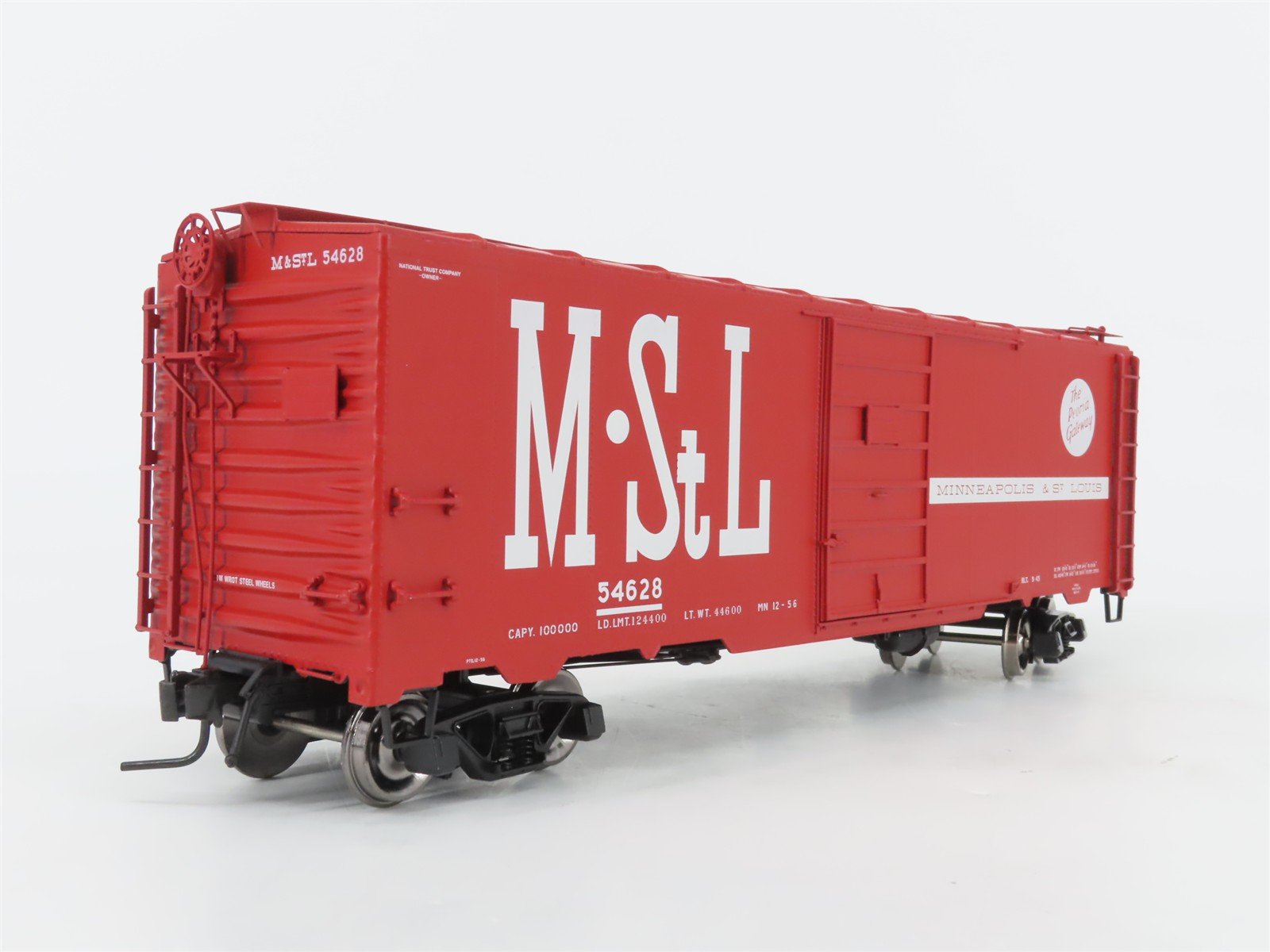 O Scale 2-Rail Atlas 9571-3 M&StL Railway 1937 40' AAR Single Door Boxcar #54628