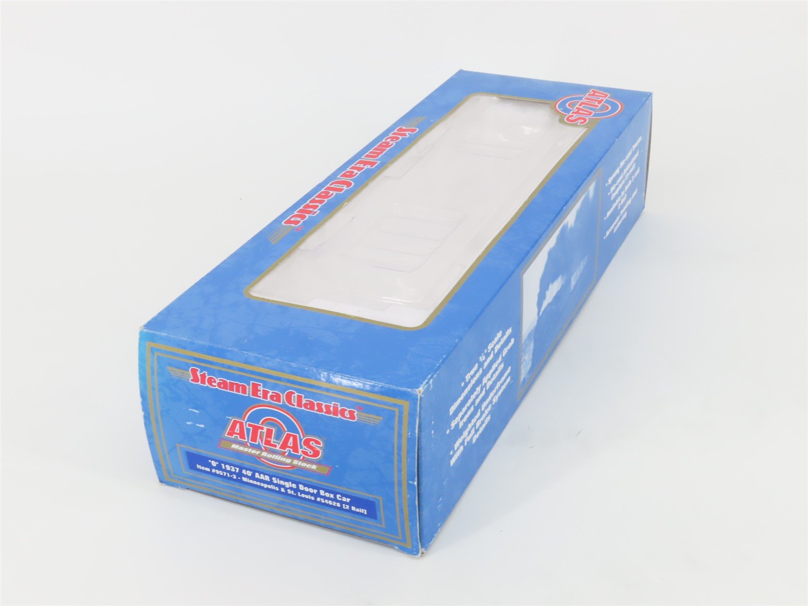 O Scale 2-Rail Atlas 9571-3 M&StL Railway 1937 40' AAR Single Door Boxcar #54628