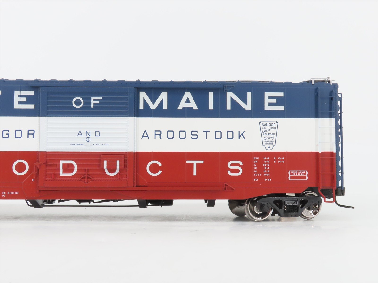 O Scale 2-Rail Atlas 9876-1 BAR Bangor & Aroostook PS-1 50' Boxcar #6107