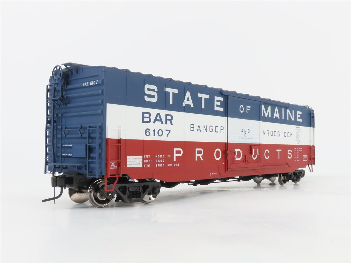O Scale 2-Rail Atlas 9876-1 BAR Bangor &amp; Aroostook PS-1 50&#39; Boxcar #6107