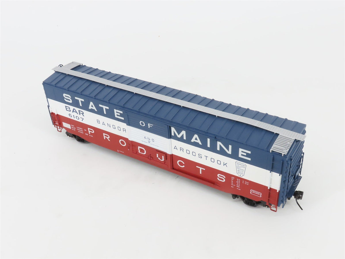 O Scale 2-Rail Atlas 9876-1 BAR Bangor &amp; Aroostook PS-1 50&#39; Boxcar #6107