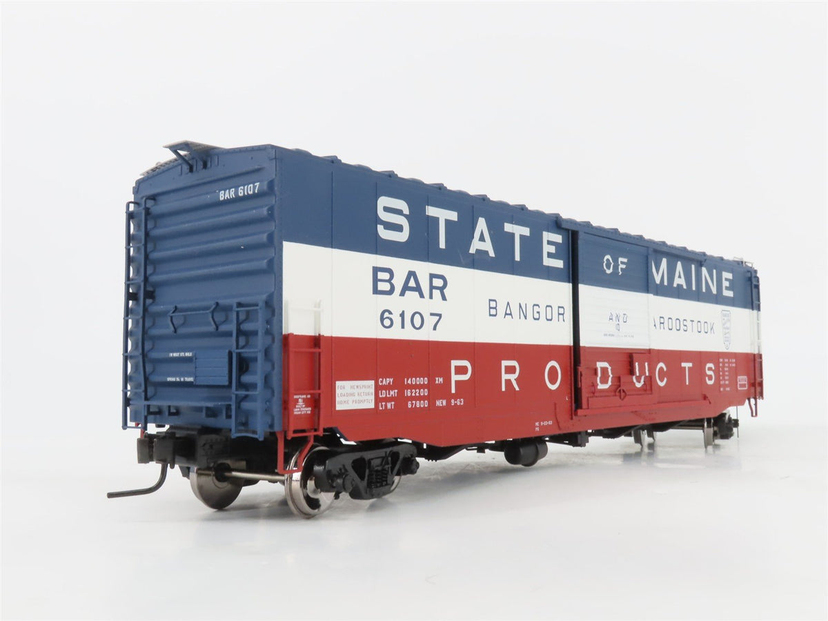 O Scale 2-Rail Atlas 9876-1 BAR Bangor &amp; Aroostook PS-1 50&#39; Boxcar #6107