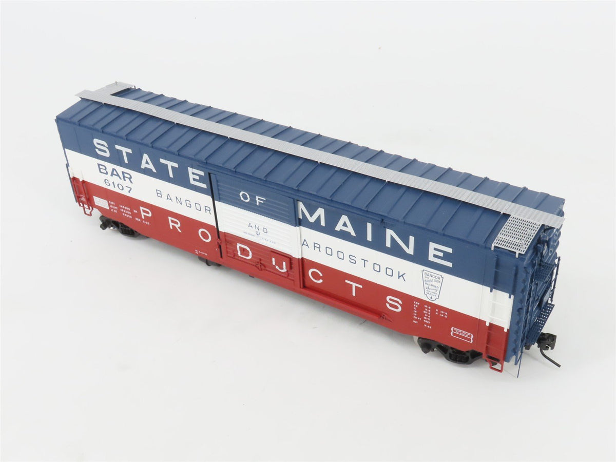 O Scale 2-Rail Atlas 9876-1 BAR Bangor &amp; Aroostook PS-1 50&#39; Boxcar #6107