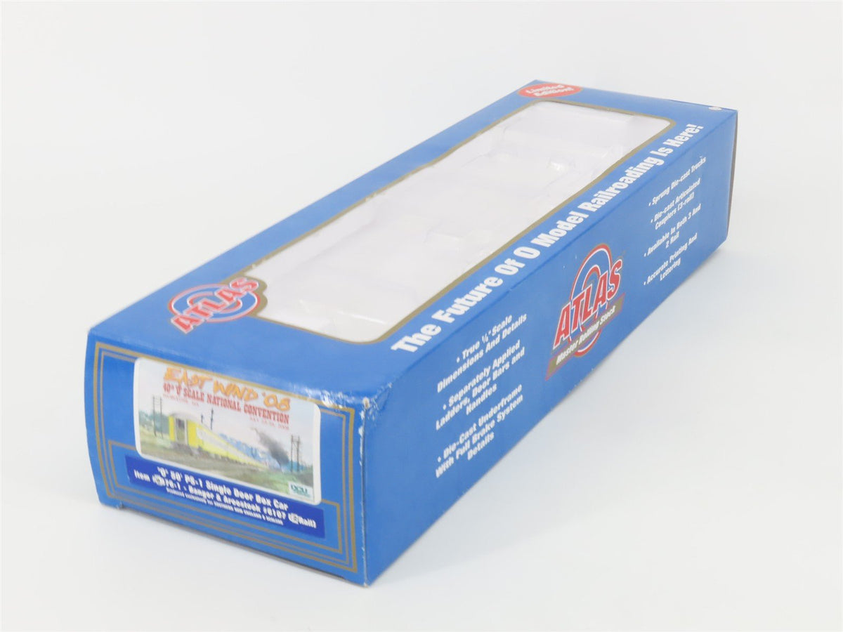 O Scale 2-Rail Atlas 9876-1 BAR Bangor &amp; Aroostook PS-1 50&#39; Boxcar #6107
