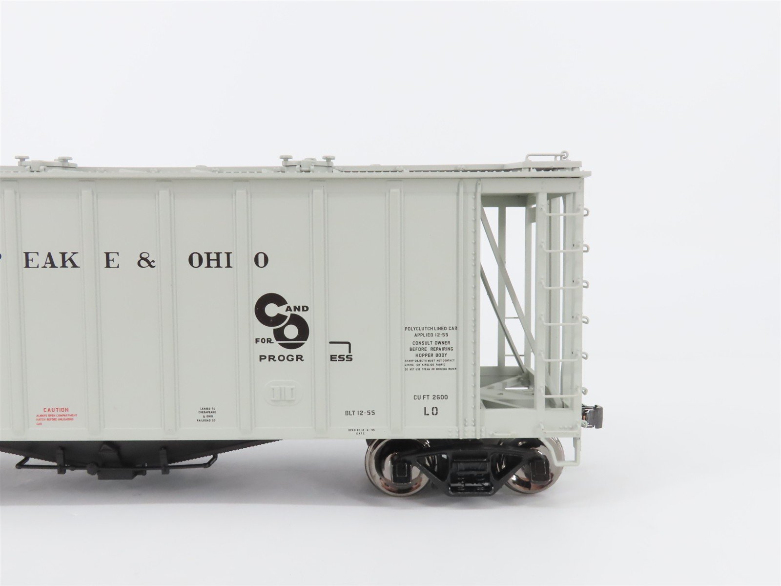 O Scale 2-Rail Atlas 3002058-2 C&O Chesapeake & Ohio Airslide Hopper #42376