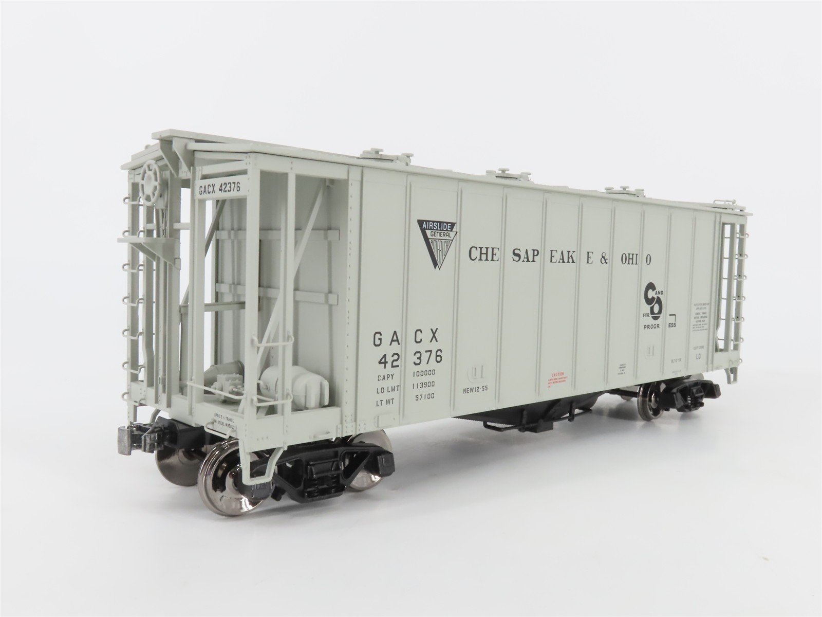 O Scale 2-Rail Atlas 3002058-2 C&O Chesapeake & Ohio Airslide Hopper #42376