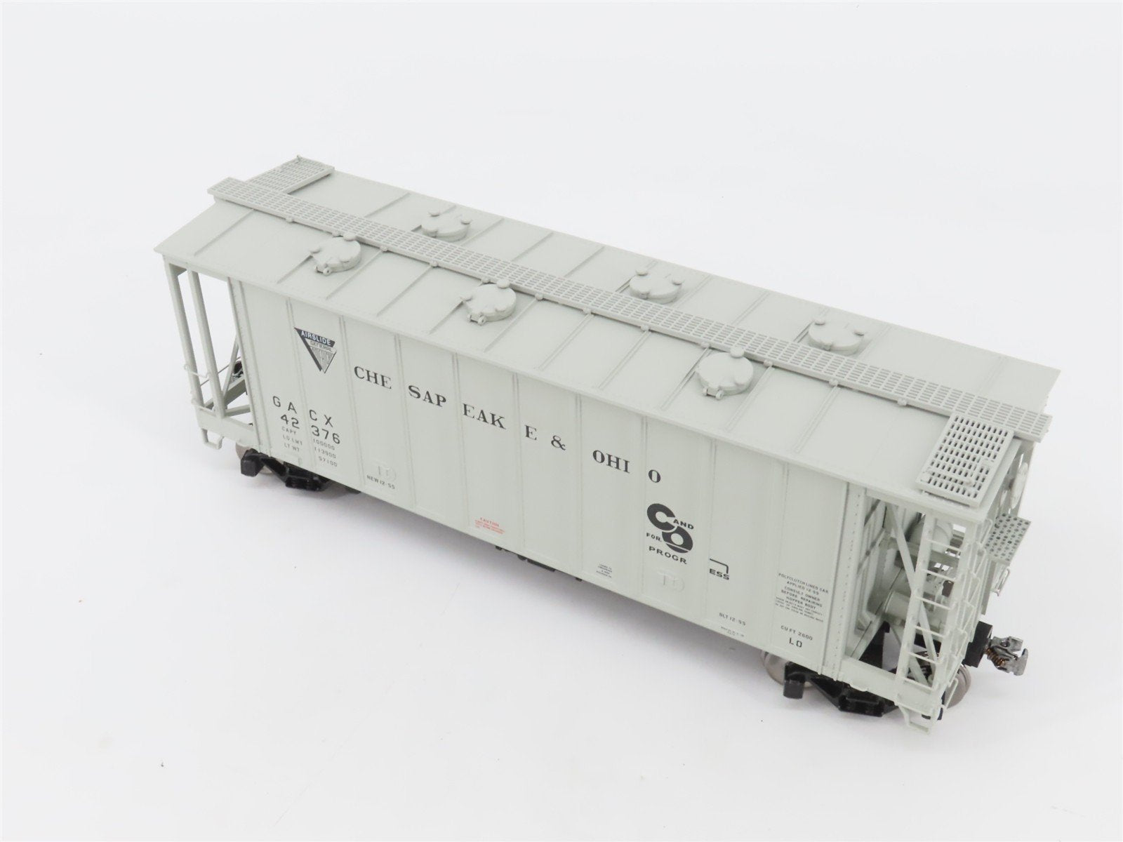 O Scale 2-Rail Atlas 3002058-2 C&O Chesapeake & Ohio Airslide Hopper #42376