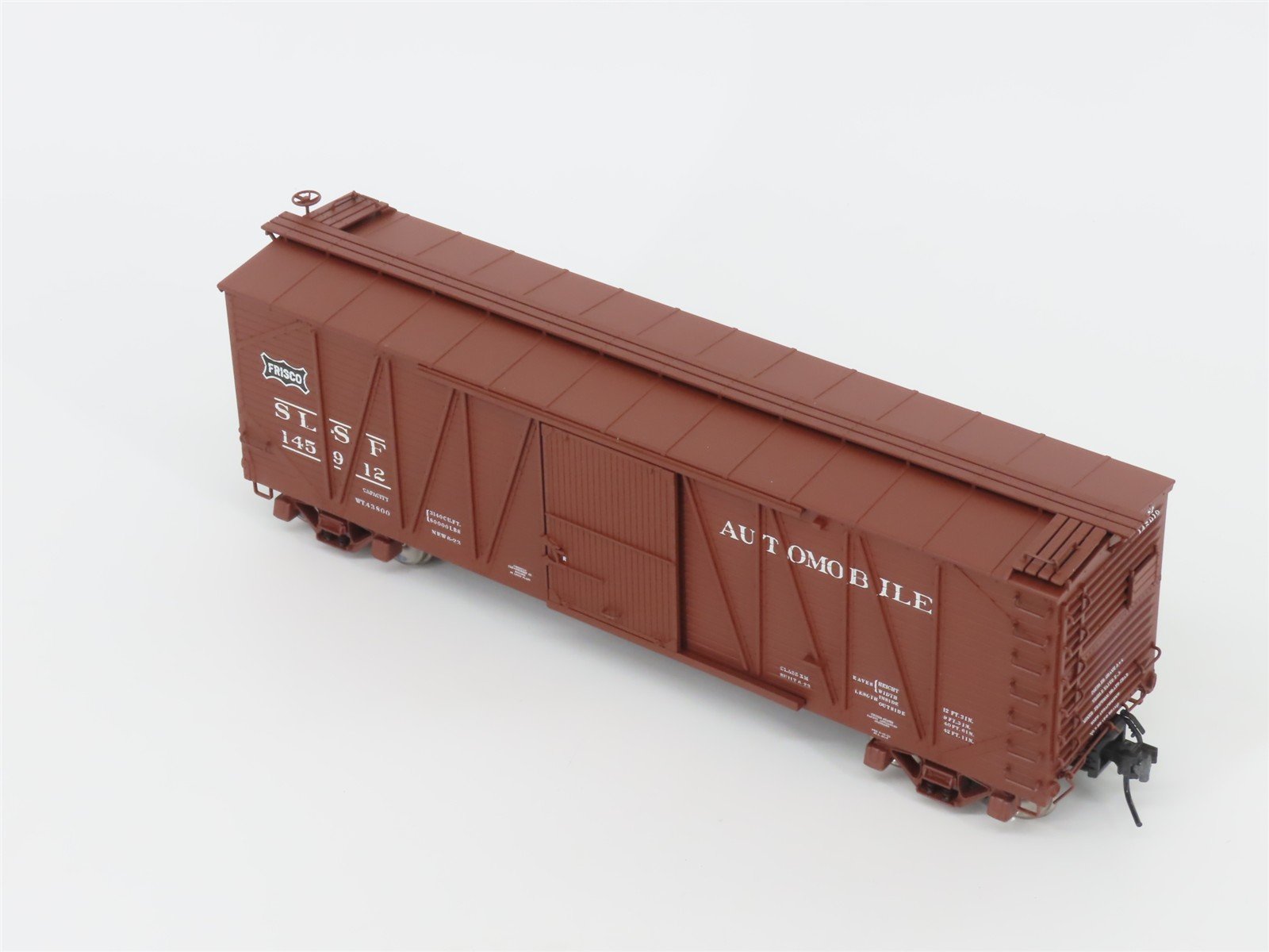 O Scale 2-Rail Atlas 7475-2 SLSF Frisco 40' USRA Single Door Boxcar #145912