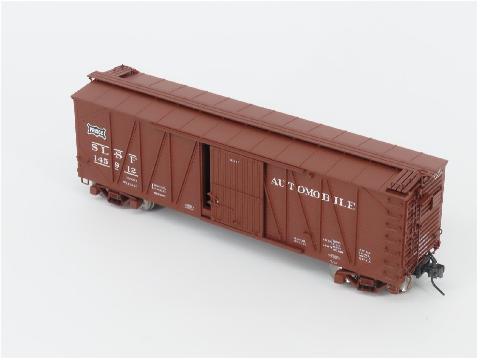 O Scale 2-Rail Atlas 7475-2 SLSF Frisco 40' USRA Single Door Boxcar #145912