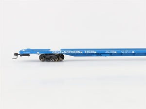 O Scale 2-Rail Atlas 7971-3 GN Great Northern Big Sky Blue 89' Flatcar #61530