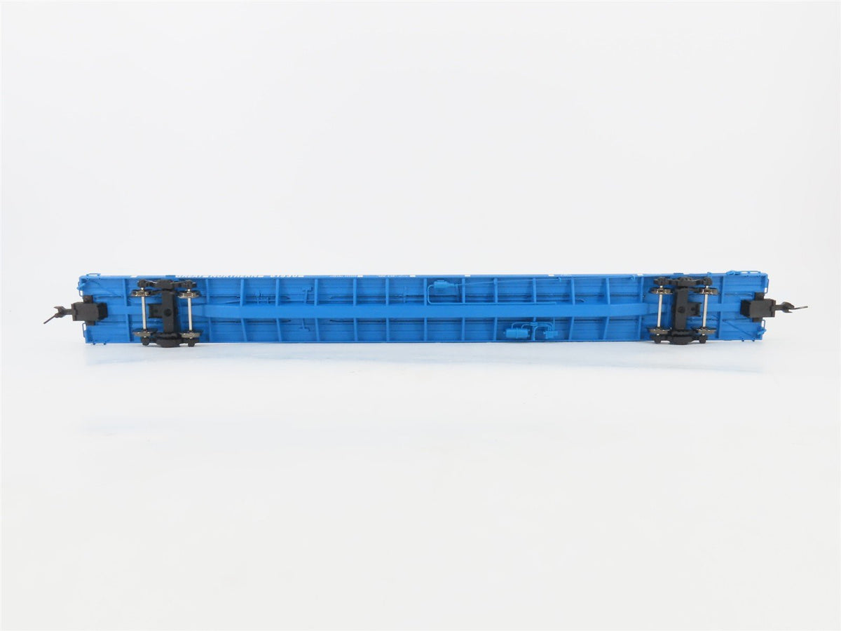 O Scale 2-Rail Atlas 7971-3 GN Great Northern Big Sky Blue 89&#39; Flatcar #61530