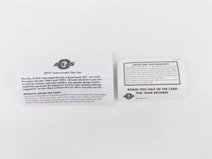 O Scale 2-Rail Atlas 7977-3 ERES Erie Western 89' Flatcar #250052