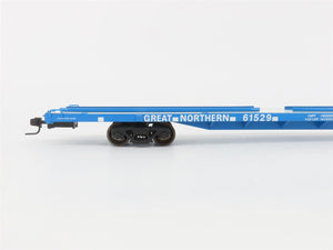 O Scale 2-Rail Atlas 7971-2 GN Great Northern Big Sky Blue 89' Flatcar #61529