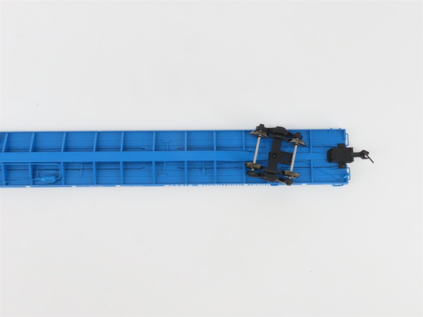 O Scale 2-Rail Atlas 7971-2 GN Great Northern Big Sky Blue 89' Flatcar #61529