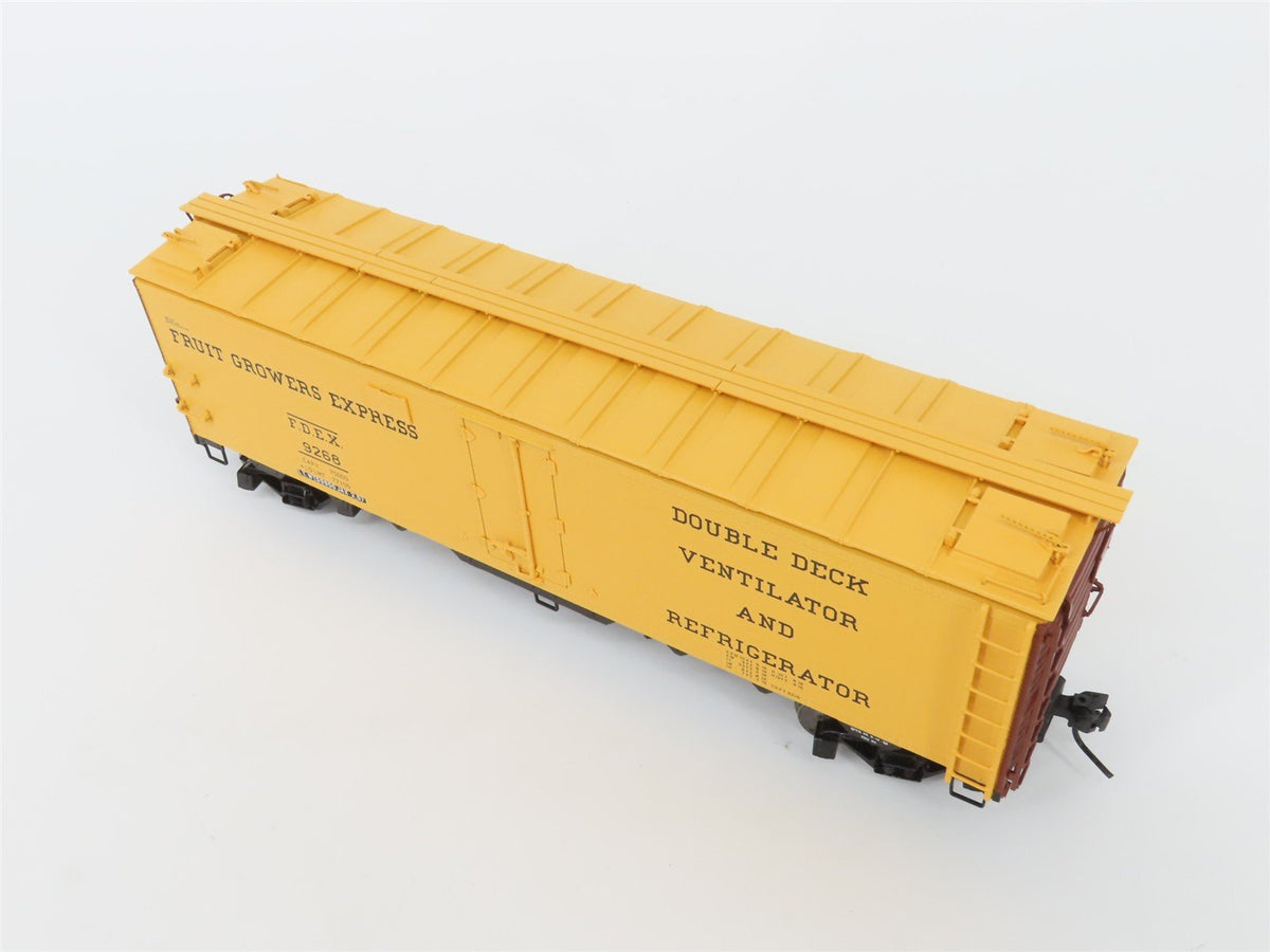 O Scale 2-Rail Atlas 9511-1 FDEX Fruit Growers Express 40&#39; Steel Reefer #9268