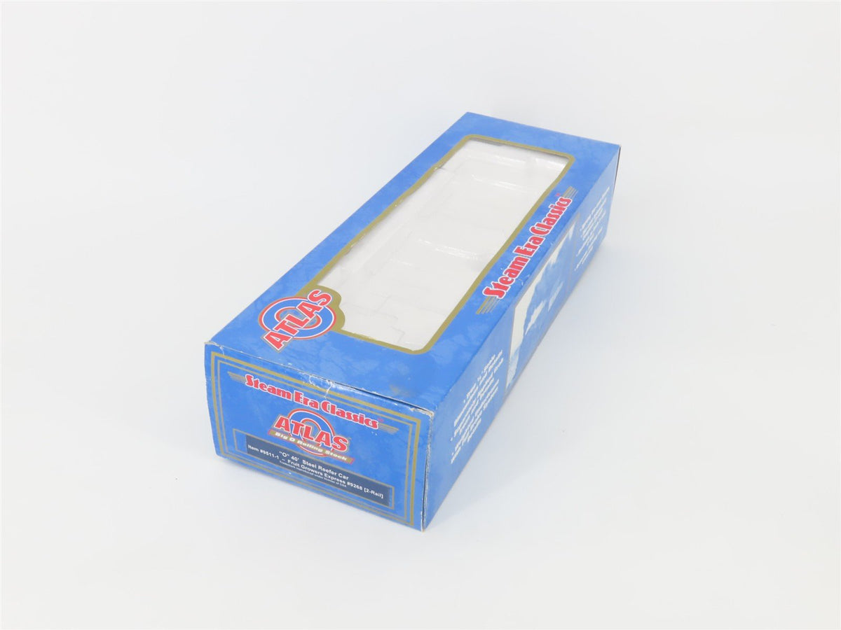 O Scale 2-Rail Atlas 9511-1 FDEX Fruit Growers Express 40&#39; Steel Reefer #9268