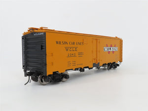 O Scale 2-Rail Atlas 9538-1 WCLX Wilson Car Lines 40' Steel Reefer Car # 2042