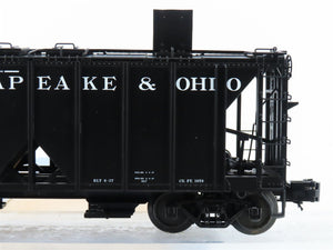 O Gauge 3-Rail Atlas 8358-6 C&O Chesapeake & Ohio ACF 70-Ton 2-Bay Hopper #423