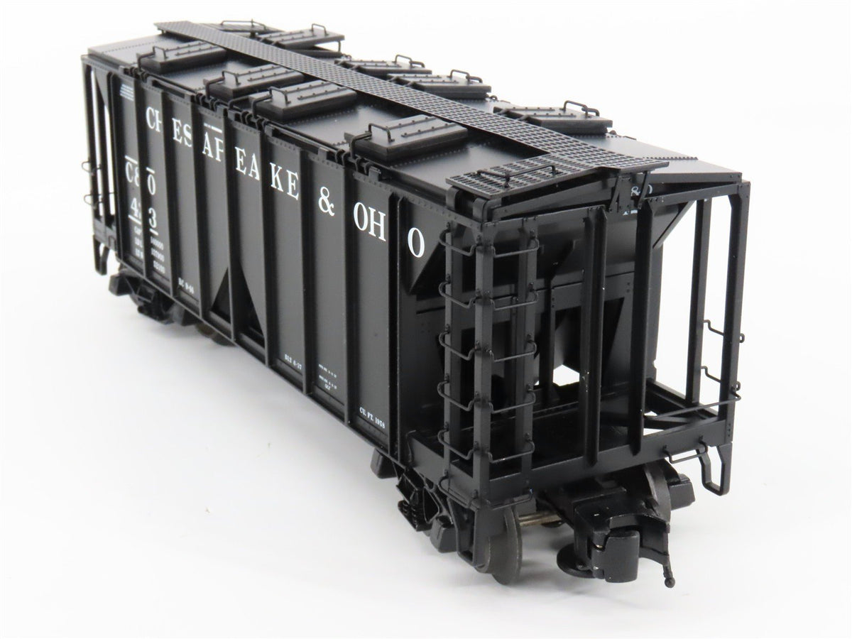 O Gauge 3-Rail Atlas 8358-6 C&amp;O Chesapeake &amp; Ohio ACF 70-Ton 2-Bay Hopper #423