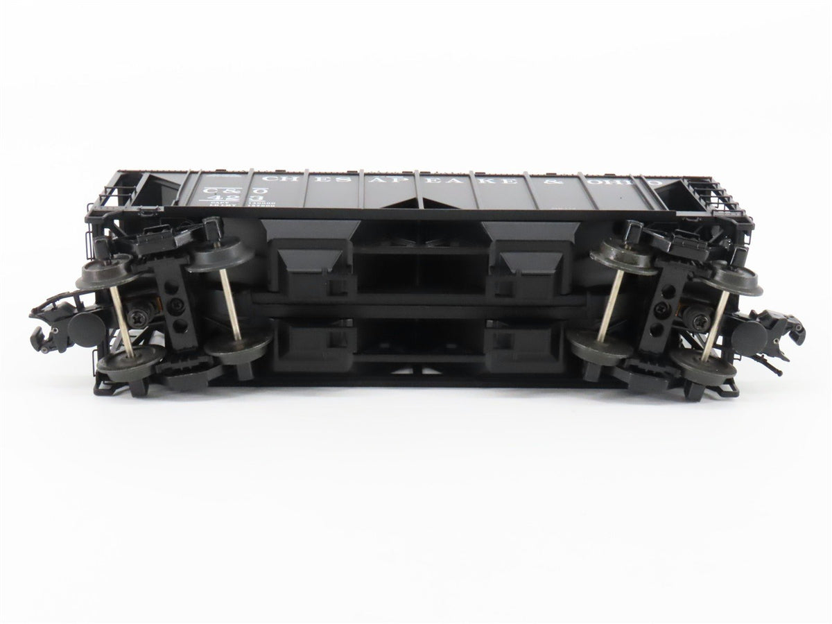 O Gauge 3-Rail Atlas 8358-6 C&amp;O Chesapeake &amp; Ohio ACF 70-Ton 2-Bay Hopper #423