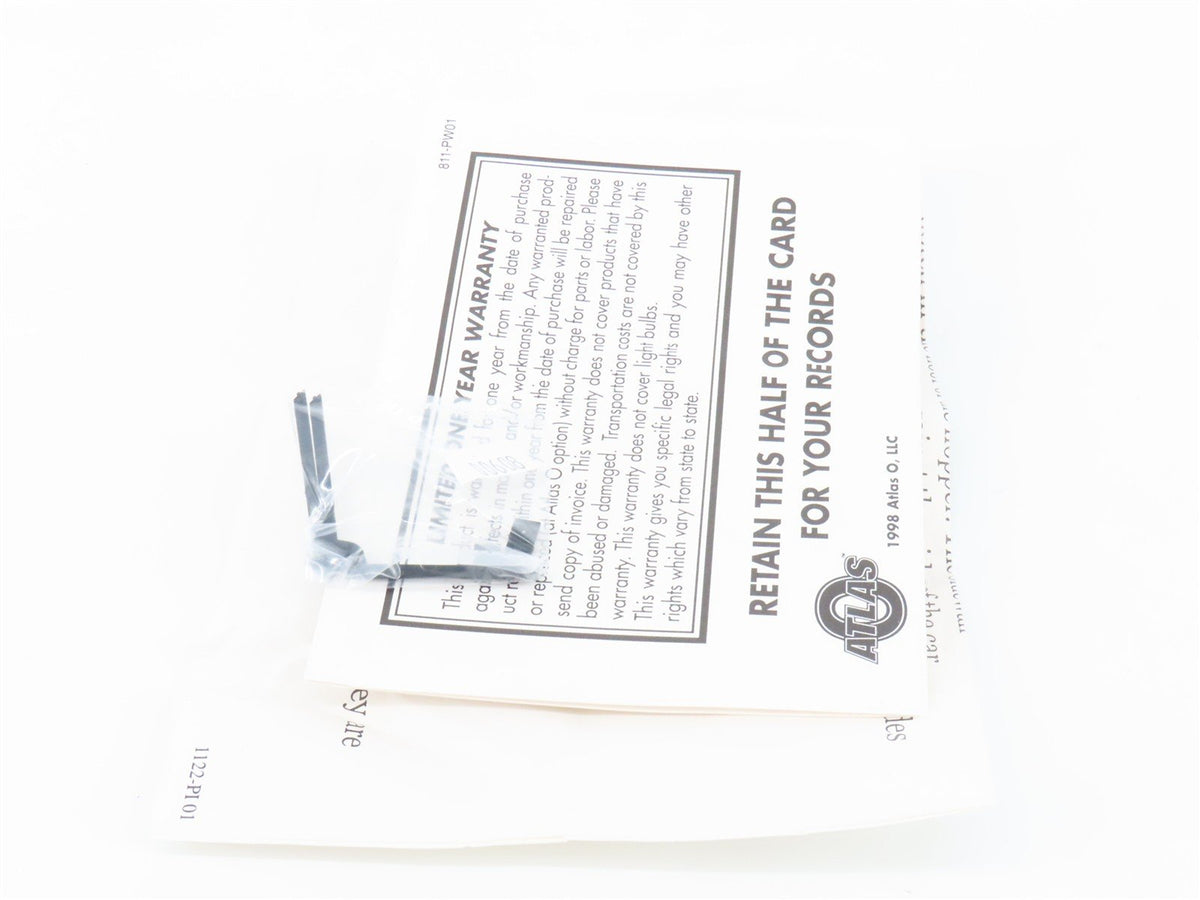 O 3-Rail Atlas 6752-5 C&amp;O Chesapeake &amp; Ohio Die-Cast 2-Bay Hopper Car #300402