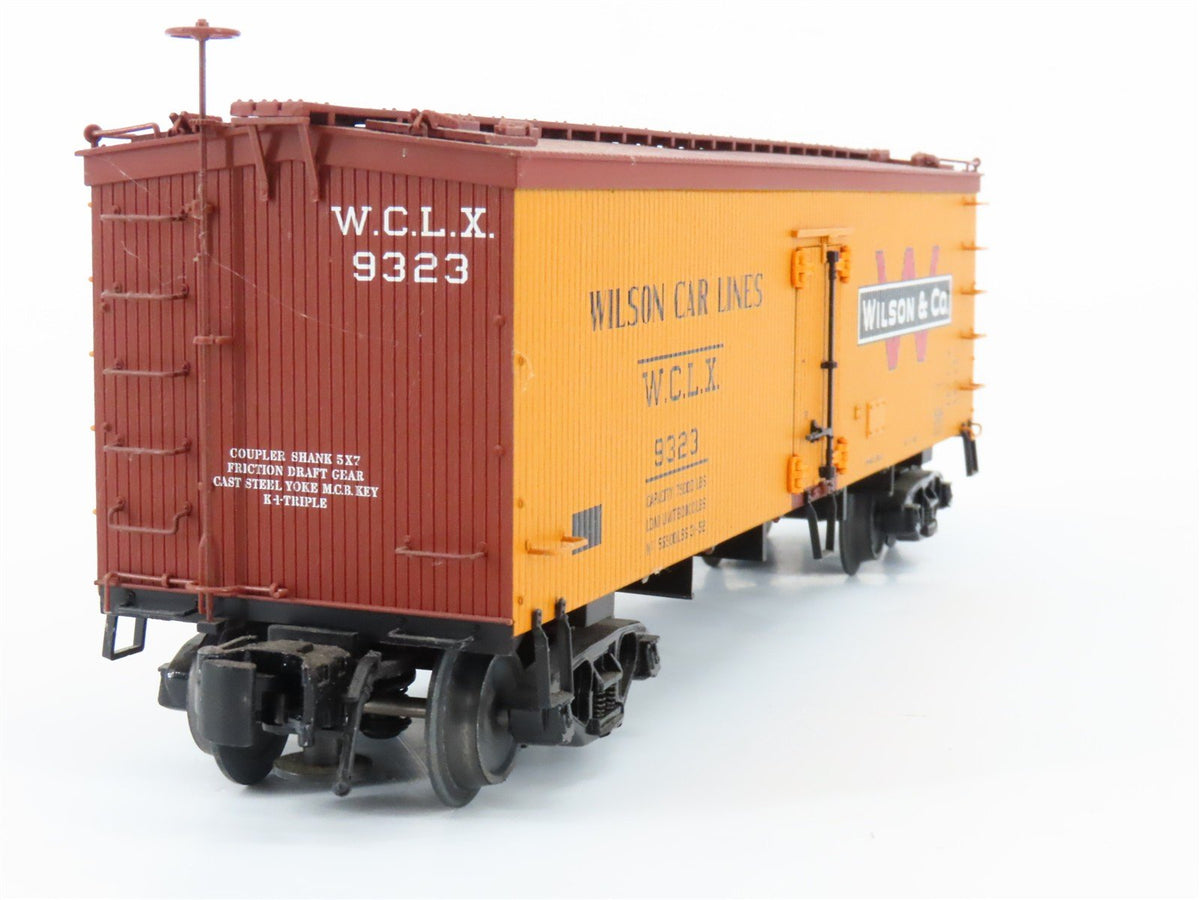 O 3-Rail Atlas 8036-2 WCLX Wilson Car Lines 36&#39; Wood Refrigerator Car #9323