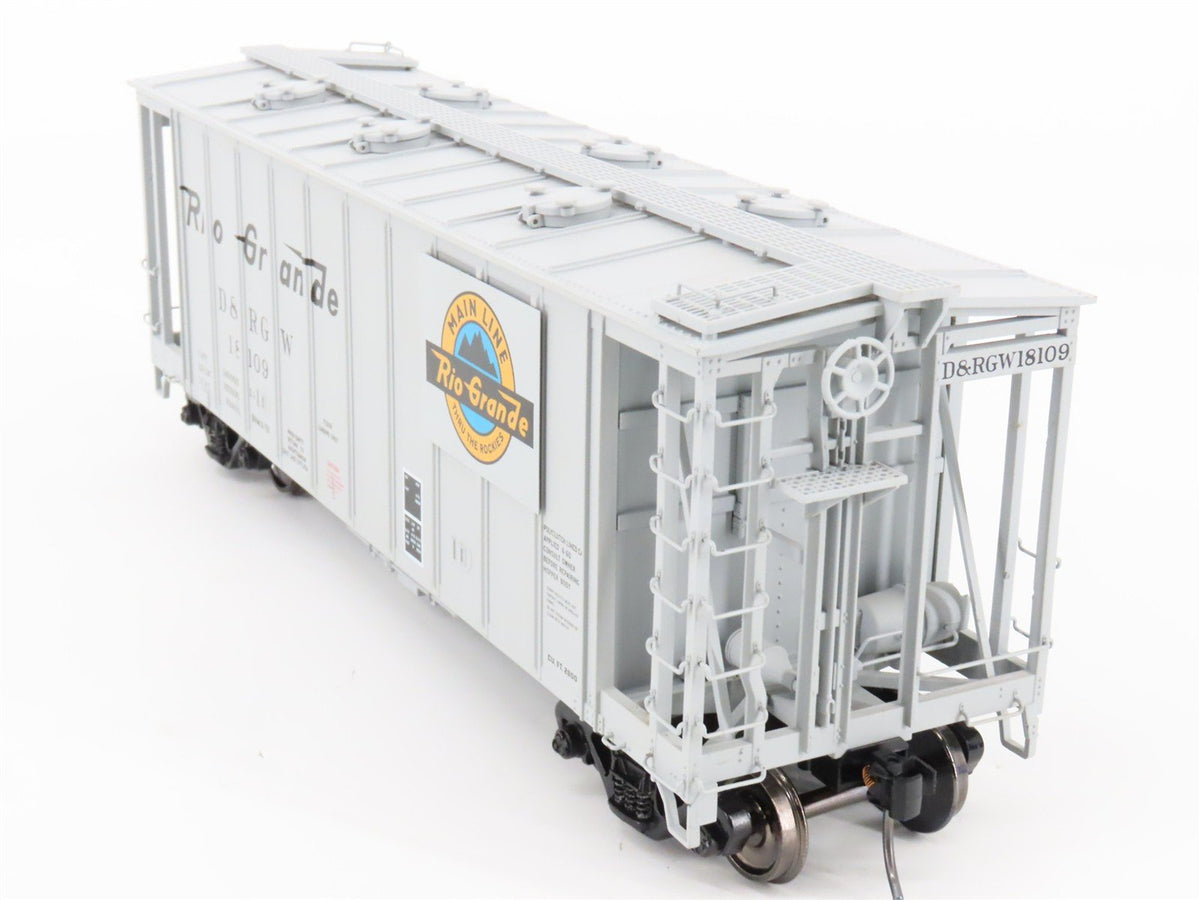 O Gauge 3-Rail Atlas 6353-2 DRGW Rio Grande Airslide Covered Hopper #18109