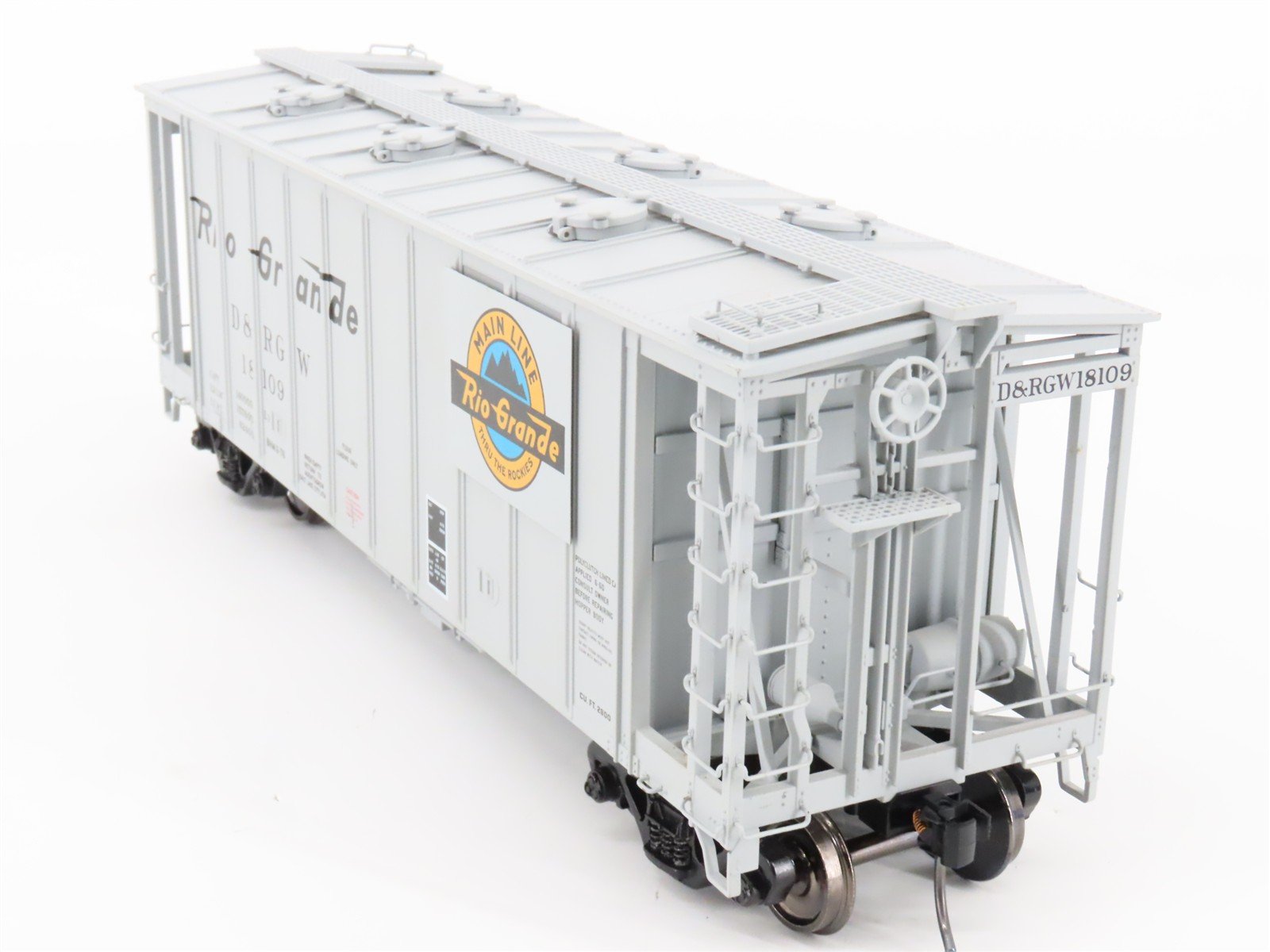 O Gauge 3-Rail Atlas 6353-2 DRGW Rio Grande Airslide Covered Hopper #18109