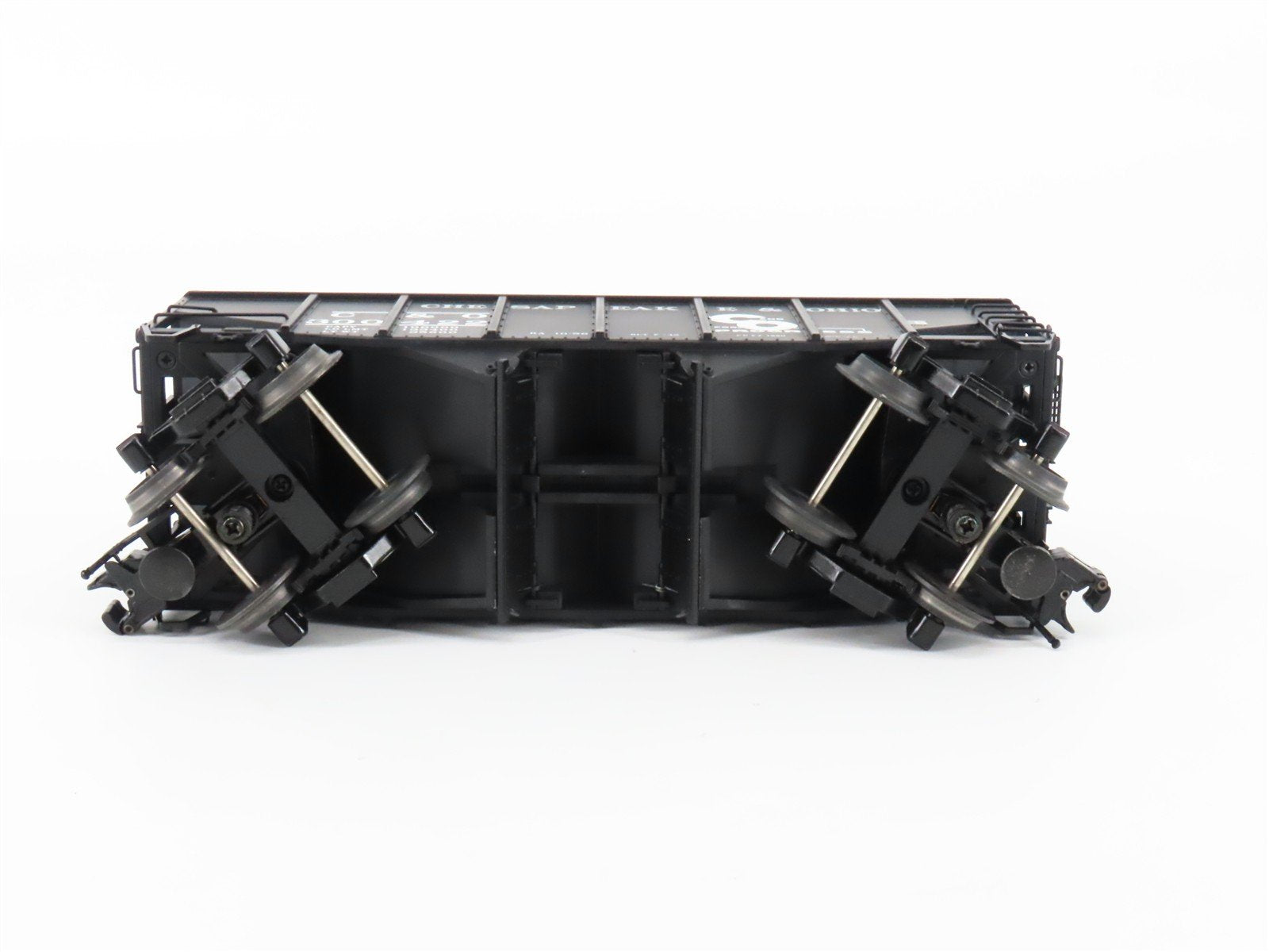 O Gauge 3-Rail Atlas 6752-7 C&O Chesapeake & Ohio 2-Bay Hopper #300422 w/ Load