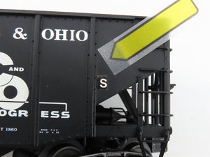 O Gauge 3-Rail Atlas 6752-7 C&O Chesapeake & Ohio 2-Bay Hopper #300422 w/ Load
