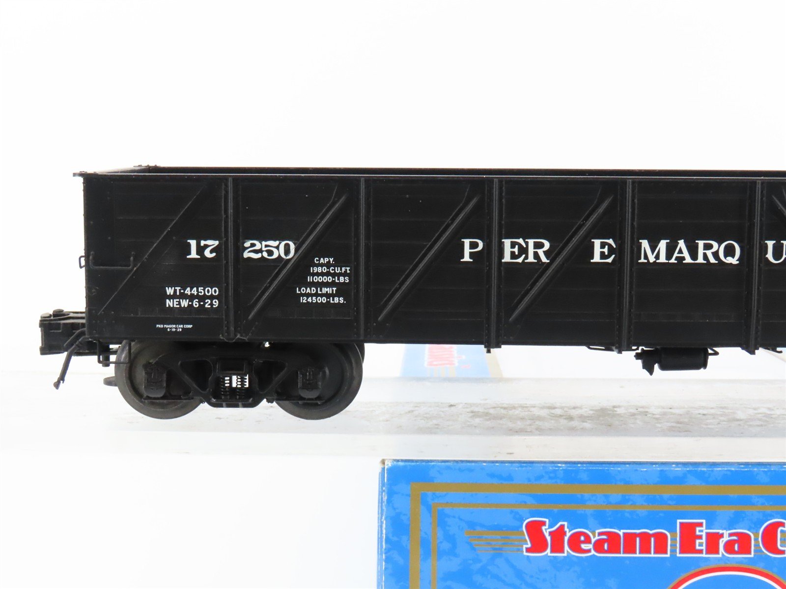 O Gauge 3-Rail Atlas 8817-1 PM Pere Marquette 40' USRA Gondola #17250