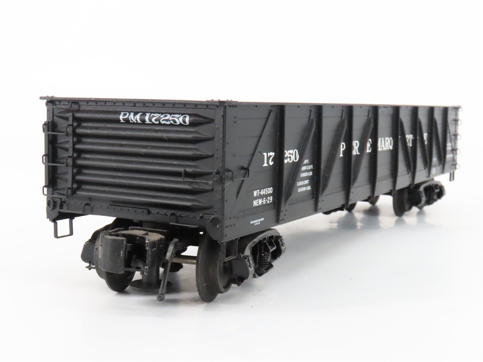O Gauge 3-Rail Atlas 8817-1 PM Pere Marquette 40' USRA Gondola #17250