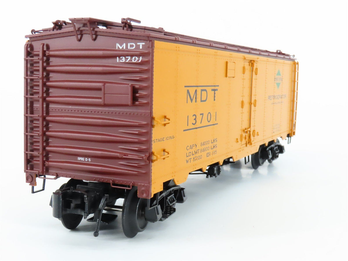 O Gauge 3-Rail Atlas 3003904-3 MDT/IC Illinois Central 40&#39; Steel Reefer #13701