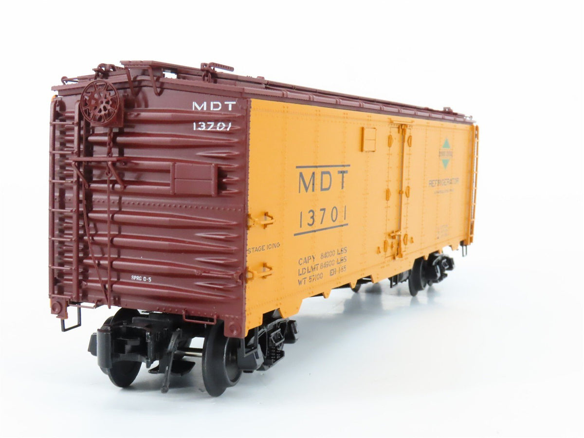 O Gauge 3-Rail Atlas 3003904-3 MDT/IC Illinois Central 40&#39; Steel Reefer #13701