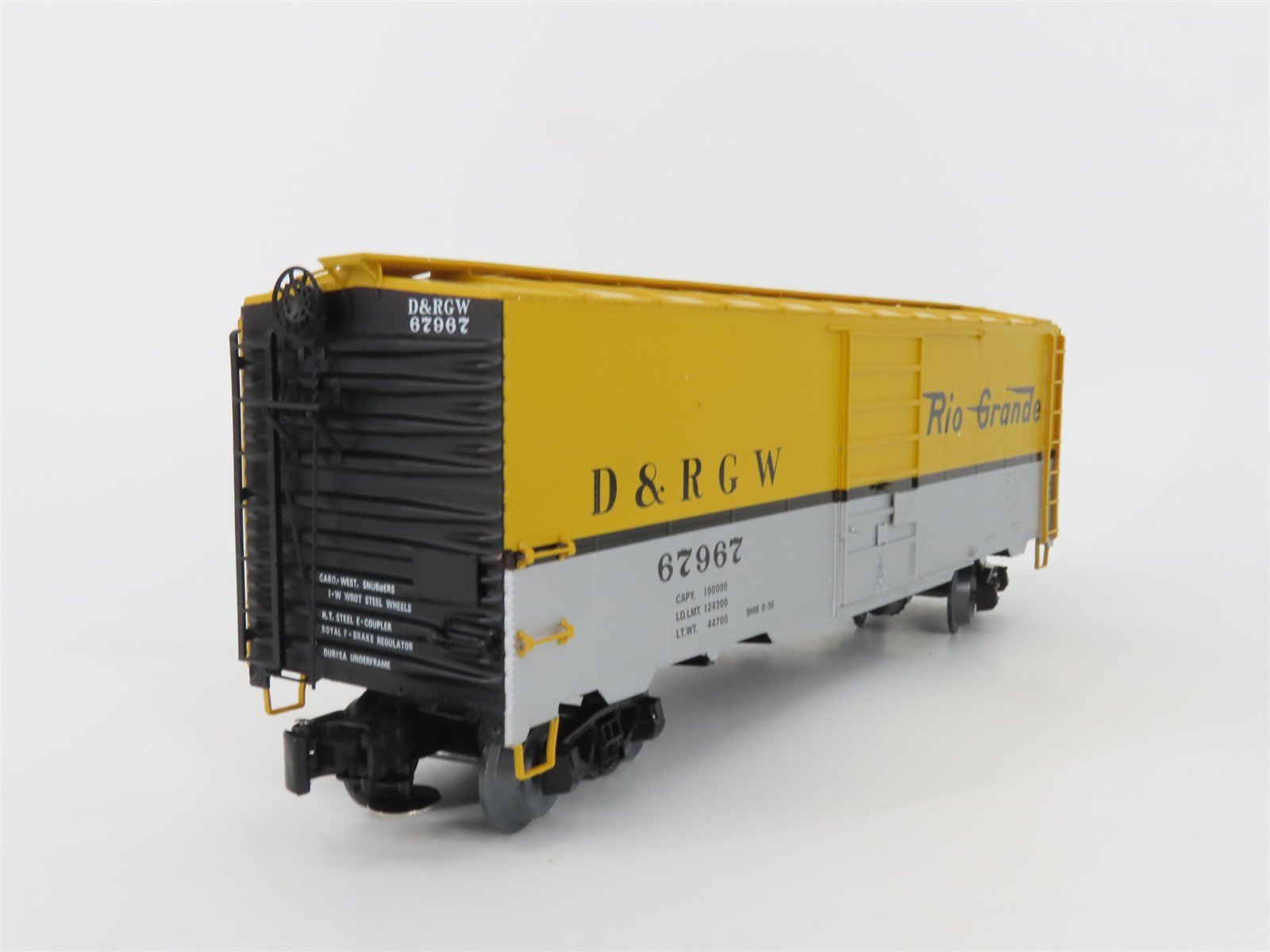 O Gauge 3-Rail Intermountain 25141HR-03 DRGW Rio Grande 1937 40' Boxcar #67967