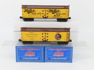 O Gauge 3-Rail Atlas 6724 URTC Miller High Life 40' Woodside Reefer 2-Pack #2