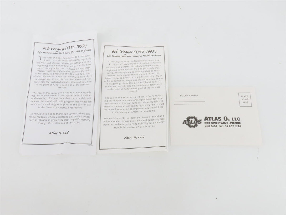 O Gauge 3-Rail Atlas 6724 URTC Miller High Life 40&#39; Woodside Reefer 2-Pack #2