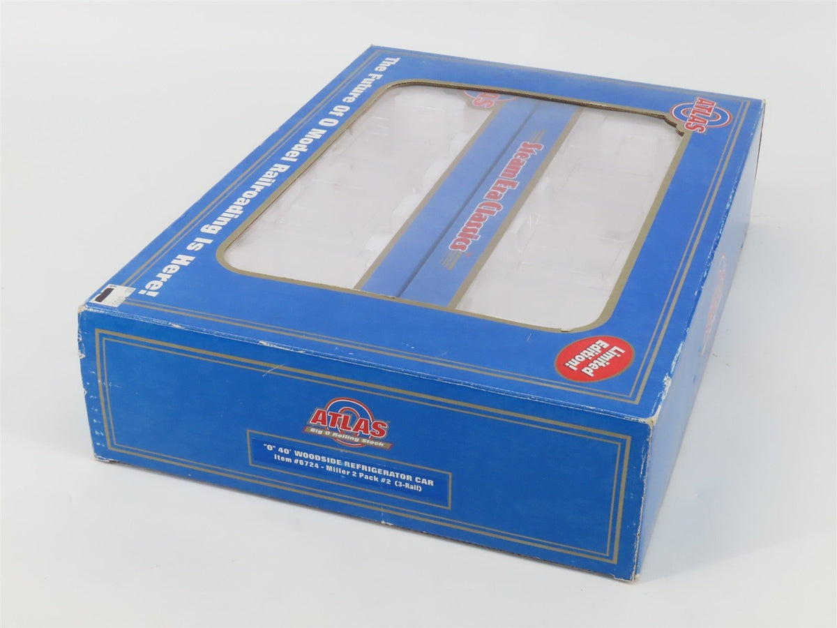 O Gauge 3-Rail Atlas 6724 URTC Miller High Life 40&#39; Woodside Reefer 2-Pack #2