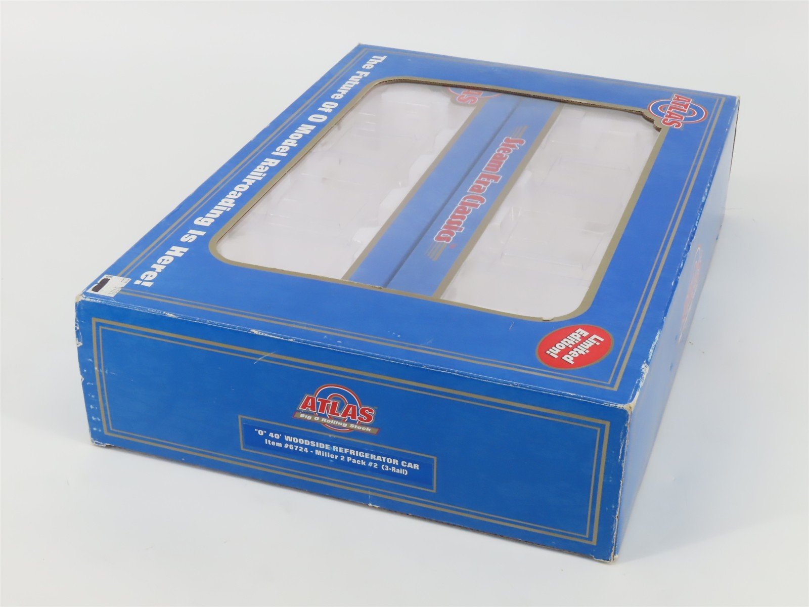 O Gauge 3-Rail Atlas 6724 URTC Miller High Life 40' Woodside Reefer 2-Pack #2