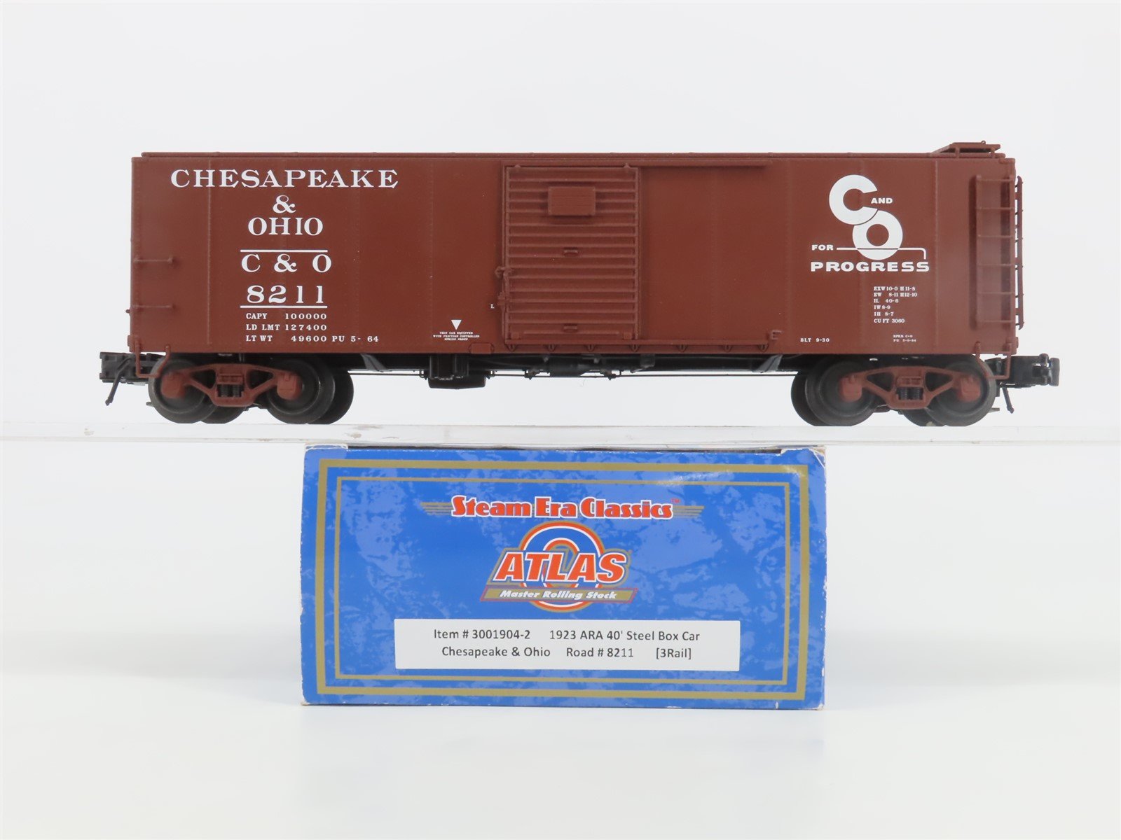 O Gauge 3-Rail Atlas 3001904-2 C&O Chesapeake & Ohio 