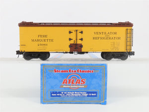 O Gauge 3-Rail Atlas 8167-4 PM Pere Marquette 40' Rebuilt Wood Reefer #25061
