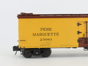O Gauge 3-Rail Atlas 8167-4 PM Pere Marquette 40' Rebuilt Wood Reefer #25061