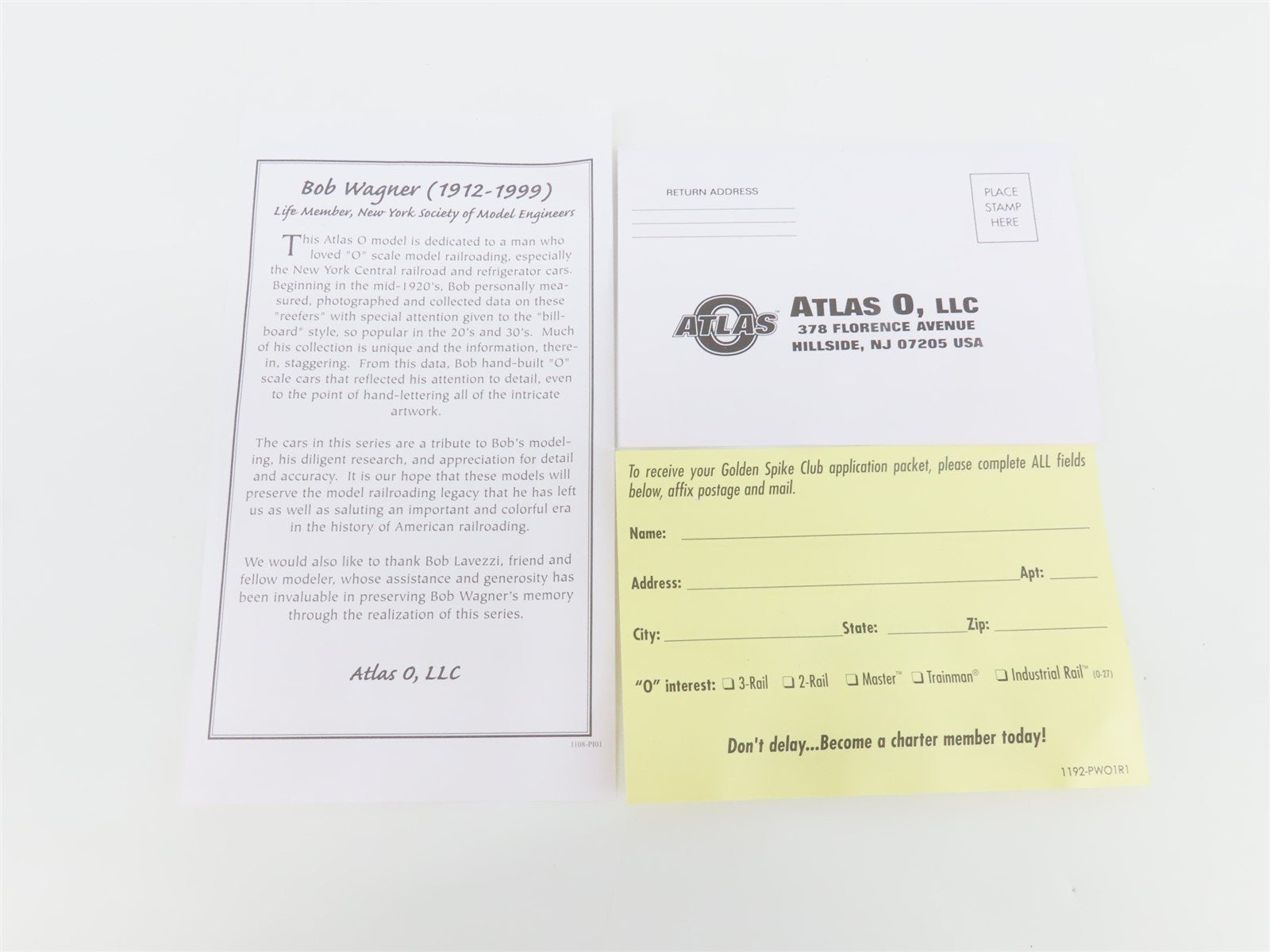 O Gauge 3-Rail Atlas 8167-4 PM Pere Marquette 40' Rebuilt Wood Reefer #25061