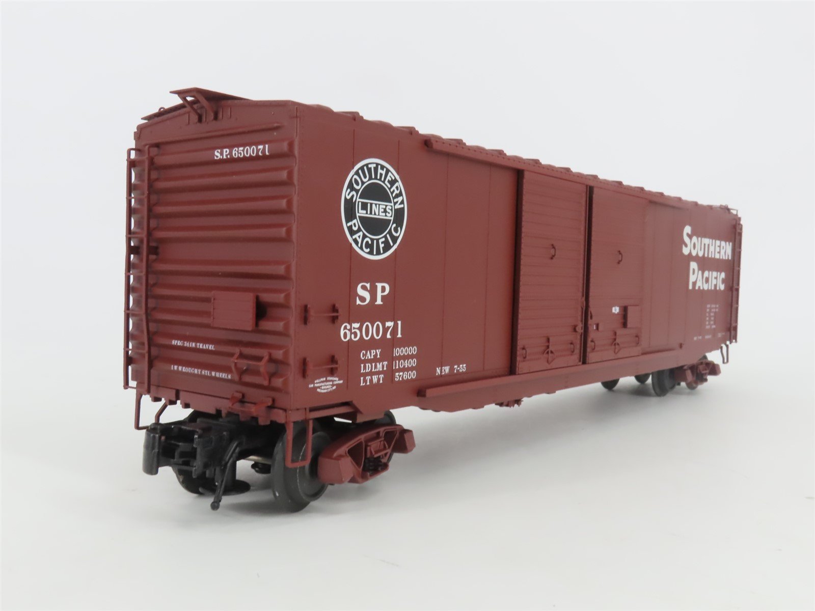 O Gauge 3-Rail Atlas 8420-3 SP Southern Pacific 50' Double Door Box Car #650071