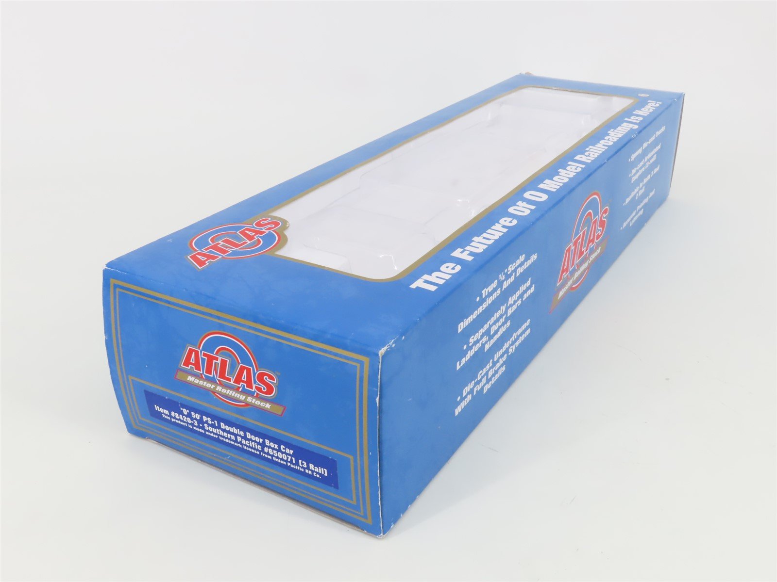 O Gauge 3-Rail Atlas 8420-3 SP Southern Pacific 50' Double Door Box Car #650071