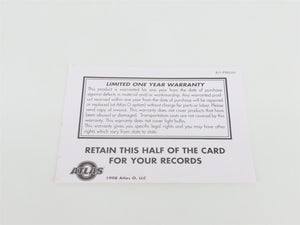 O Gauge 3-Rail Atlas 8518-2 UP SP PFE Pacific Fruit Express 40' Reefer #41750