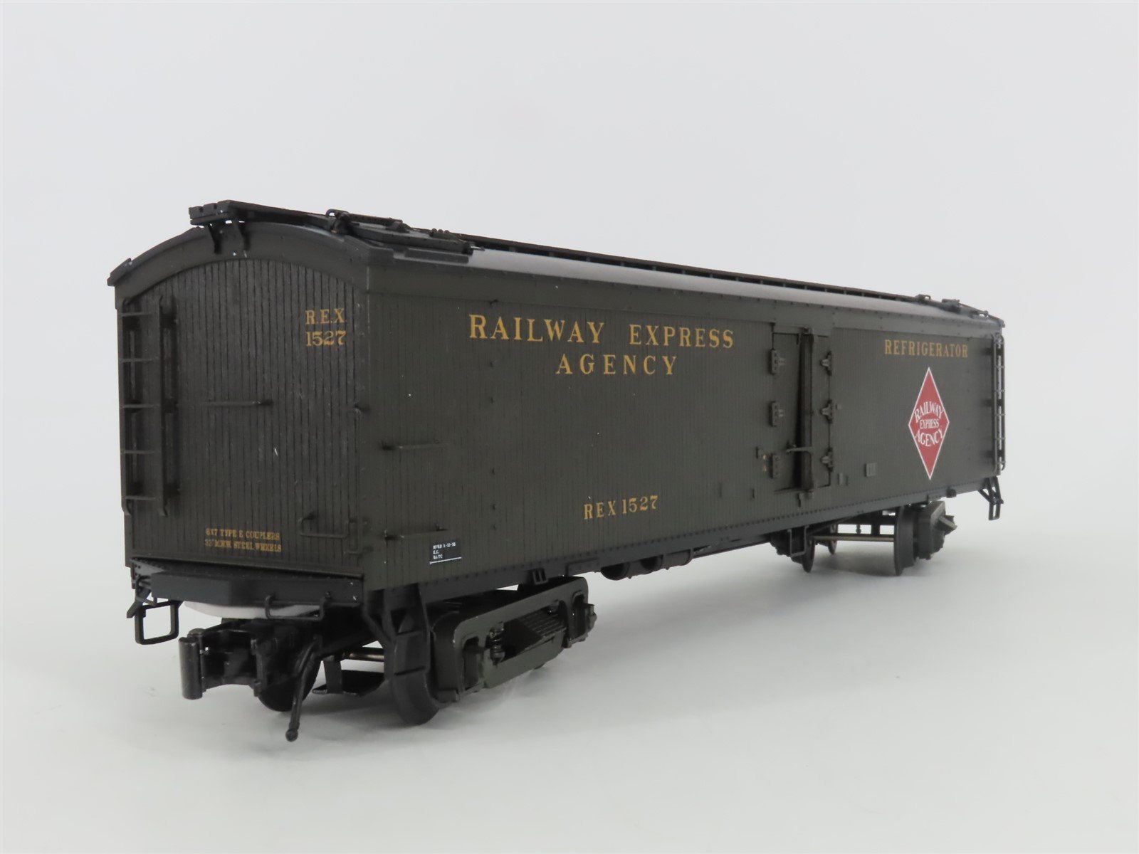 O Gauge 3-Rail Atlas 3001003-8 REX Railway Express Agency Wood Reefer #1527